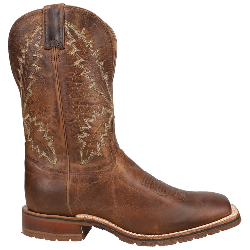Tony Lama Bowie 11 Inch Square Toe Cowboy Mens Brown Casual Boots XT5104 42890₽