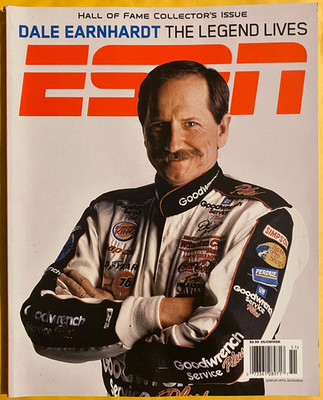 DALE EARNHARDT espn THE LEGEND LIVES collectors DAYTONA 500 nascar TALLADEGA