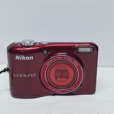 Nikon COOLPIX L28 20.1MP Digital Camera Metallic Red For PARTS ONLY