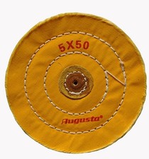 Disque de polissage en mousseline jaune Ø 100 x 23 mm à polir bijoux, montres