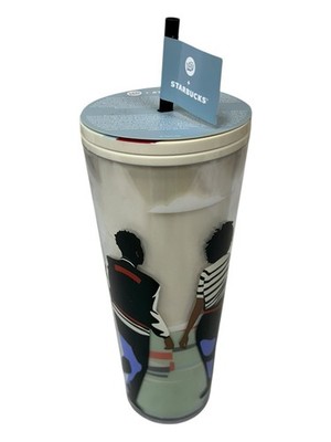 Starbucks + Lou 2024 Black History Month Damon Brown Venti Tumbler 24oz NWT