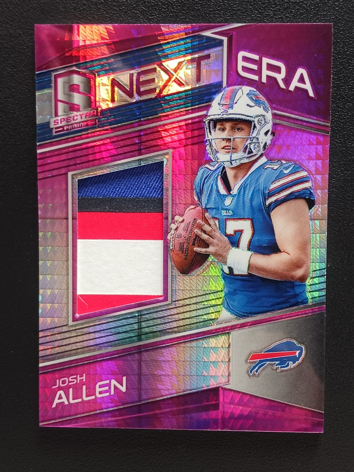 Josh Allen Panini Spectra Next ERA Relics #4 Pink