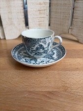 933 Child's Cup/Saucer 19th Punch and Judy antique Allertons Frog