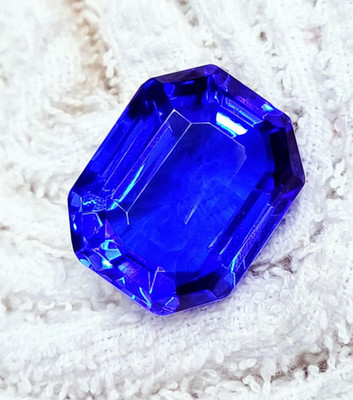 Brazilian Blue Topaz Radiant Cut 25.50 Ct Zertifiziert Freies Geschenk