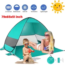 Instant Pop Up Open Beach Tent Camping Tent Anti UV Awning Tents Outdoor 