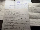 CIVIL WAR GROUP Letter & Documents - Capt. John Terry - 137th New York Infantry