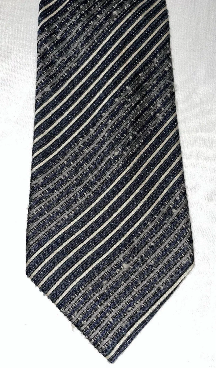 Cravatte Dolce & Gabbana En Soie Pour Homme - Bleu, Vintage - Occasion élégante