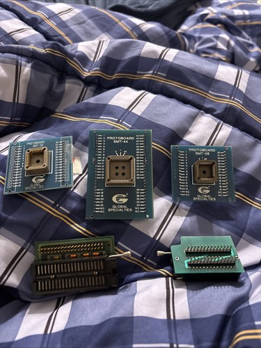 Lot Of 5 Developer Lot PLCC44 28 32 EZ USB Programmer IC Adapter Tester Socket
