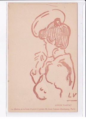 DIE MEISTER DER POSTKARTE: Louis Valtat - Zustand (Falten)