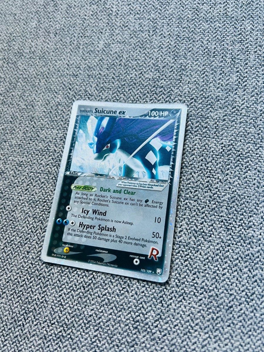 Rocket's Suicune Ex 105/109 Ex Team Rocket Returns Holo Pokemon | eBay