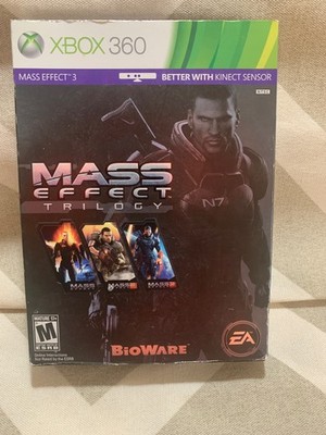 Mass Effect Trilogy Xbox 360 3 Disc Set Complete With Case Great Condition