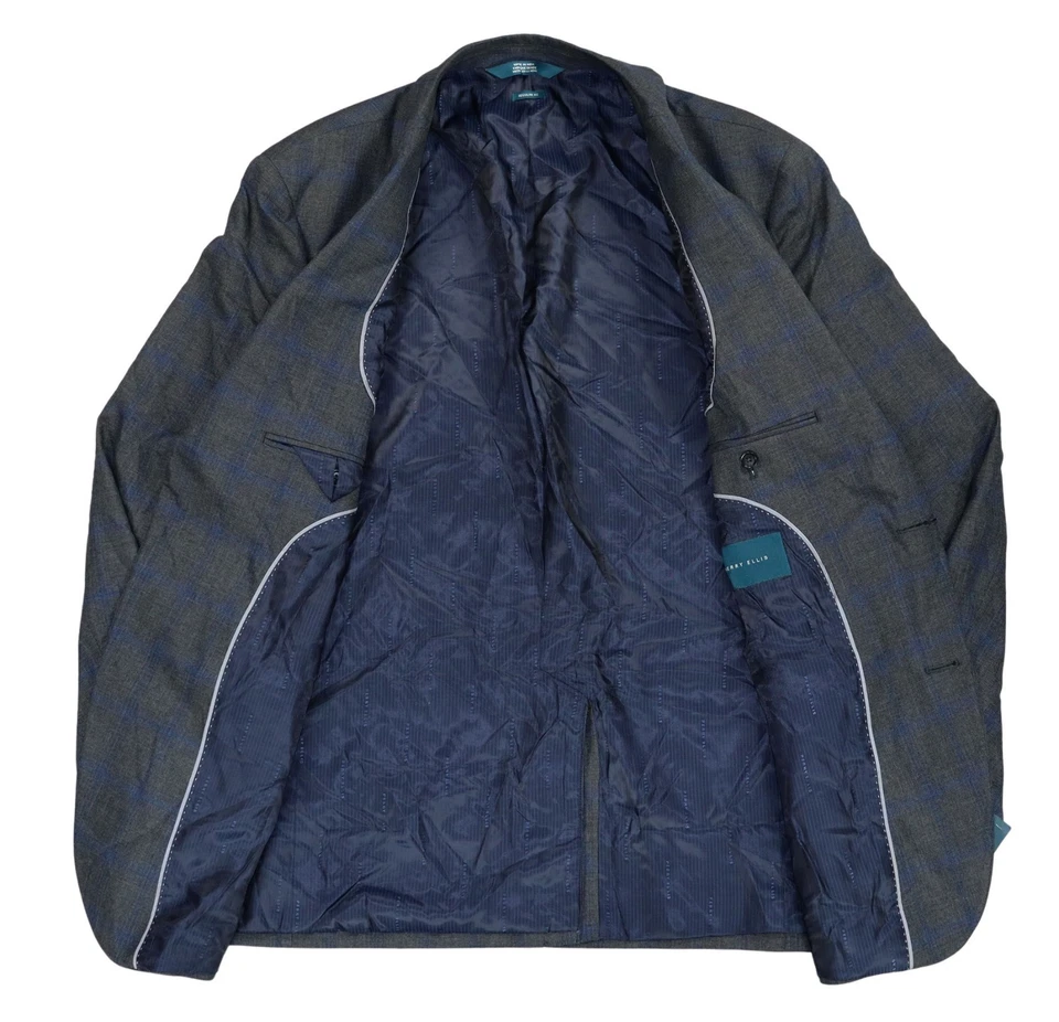 Perry Ellis 42R Plaid Fashion Suit Separates Men's Sport Coat Blazer NWT - Image 2 of 3