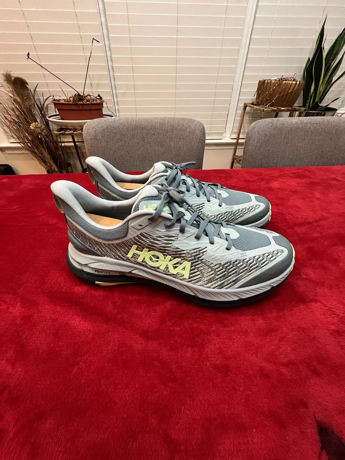 HOKA Mafate Speed 4 Mountain Fog Druzy Men’s 13D Trail Running Shoes 1129930MRZ
