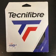 NEW Tecnifibre PU 400 NRG2 17 Gauge 1.24mm Tennis String Black