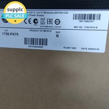 New Factory Sealed Allen-Bradley 1756-PA75 ControlLogix AC Power Supply 1756PA75