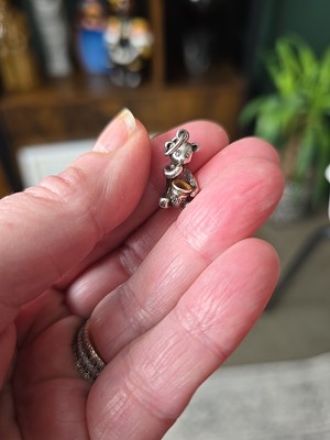 Sterling Silber Bär und Hoeypot Charm