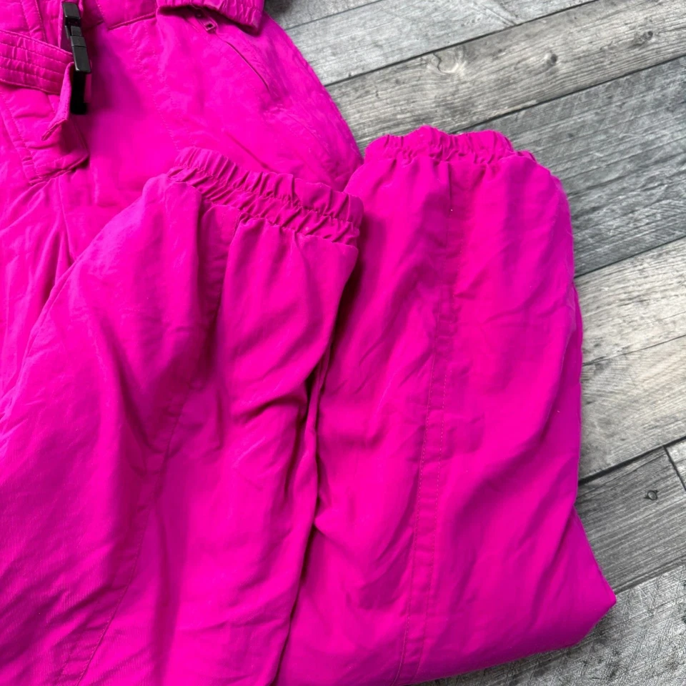 Traje de esquí Fila Magic Line de una pieza años 90 retro traje de nieve con capucha rosa para mujer pequeño Foto 4 de 4