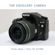  Near MINT- Pentax K200D Digital SLR DA 18-55mm f/3.5-5.6 AL WR Lens From JAPAN