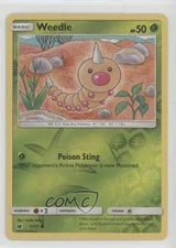 Weedle Reverse Foil Pokémon Sun & Moon Crimson Invasion #1