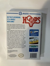 J4 Hoops Nintendo NES CIB Complete In Box W/ Sleeve Manual Vintage