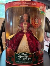 1997 Holiday Princess Belle Disney Beauty and the Beast Barbie Doll Mattel 16710