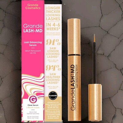 Grande Cosmetics GrandeLASH-MD Lash Enhancing Clear Serum 2 mL, 3 months supply