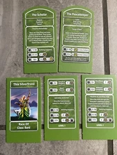 Dungeons & Dragons ADVENTURE BEGINS Game, Replacement 5 x Green HERO TILES