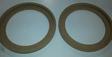 MDF FLUSH Speaker Rings, 8" Size FLUSH Mount 3/4" Thick One Pair Made in USA