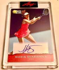 MARIA SHARAPOVA AUTOGRAPH - LEAF PRO SET TENNIS ROYALTY AUTO - like topps chrome
