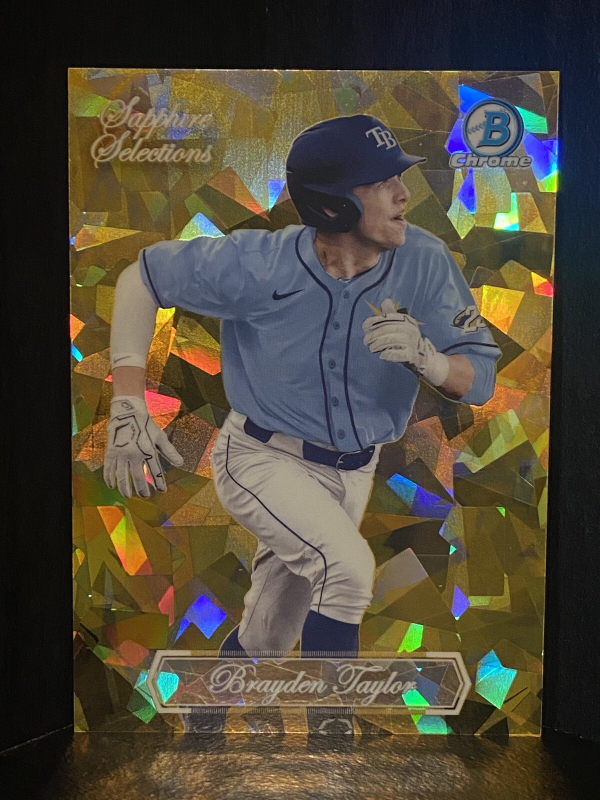 2023 Bowman Draft Sapphire Brayden Taylor Sapphire Selections Gold /50 Tampa Bay