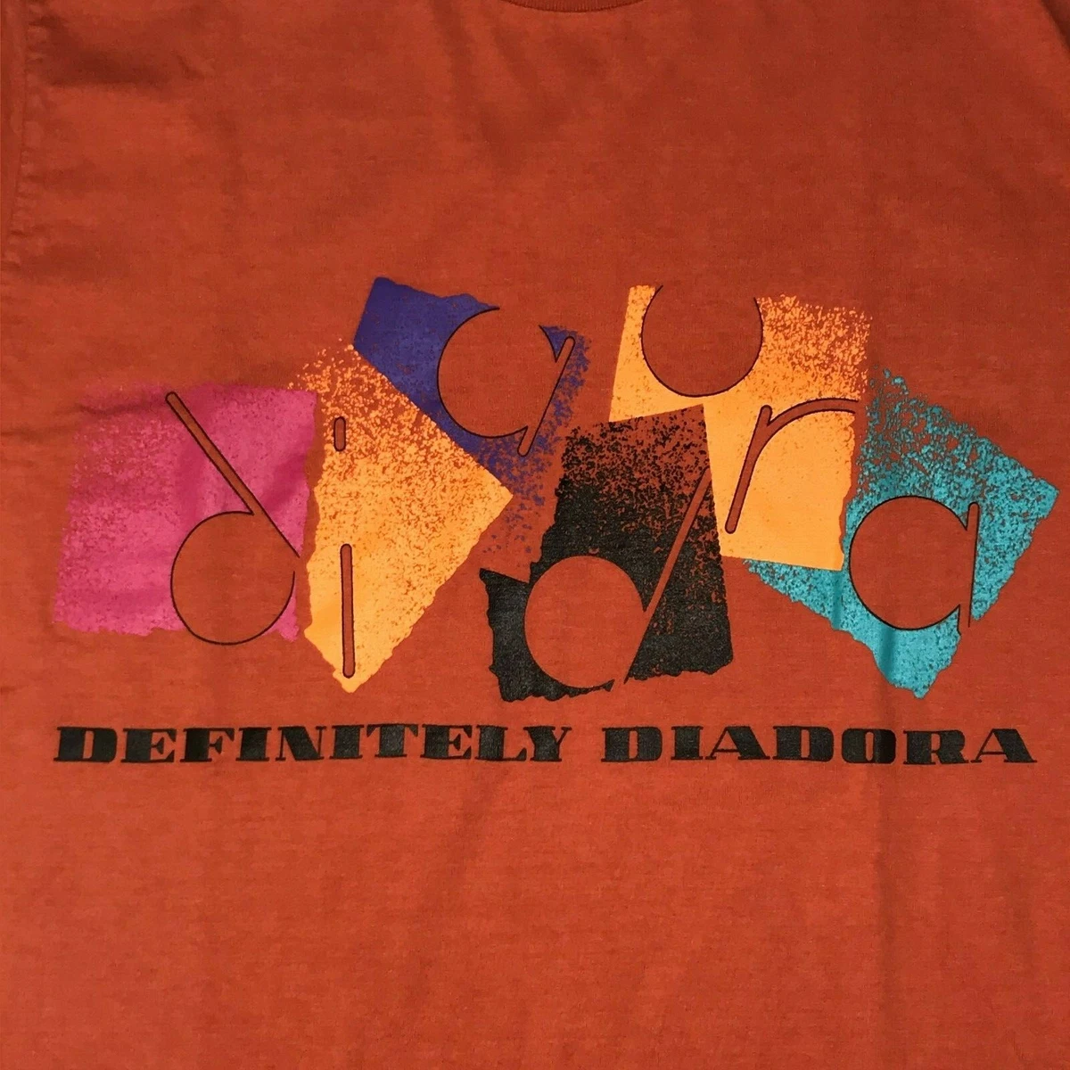 Definitely Diadora T-Shirt. Orange. Size Large. | eBay