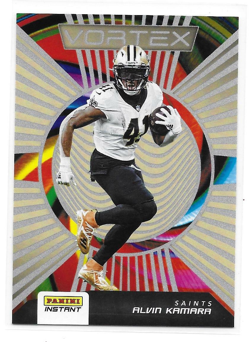 2020 Panini Instant NFL Alvin Kamara Vortex Football Card /935