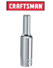 New Craftsman Socket CMMT 1/4 Drive Shallow Deep 6 pt Metric / Inch Choose Size