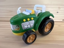 Boley Light And Sound Green Tractor Toy Replacement Vehicle Only WORKS