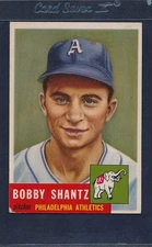 1953 Topps #225 Bobby Shantz Athletics EX/MT 53T225-41415-4