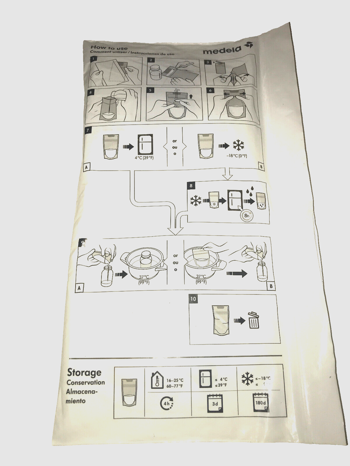 Medela Breast Milk Storage Bags 25 BPA Free (1 Pack of 25) Refill