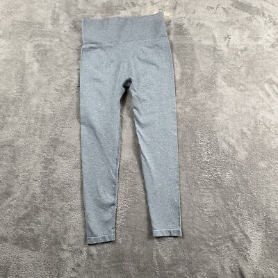 Women's Leggings High Waistband Yoga Pants Small Blue Heather