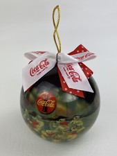 Vintage Coca Cola Ball Ornament Polar Bear Ornament