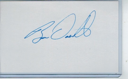 BRUCE DOSTAL INDEX CARD SIGNED 1987-95 DODGERS PHILLIES MINORS PSA/DNA CERTIFIED