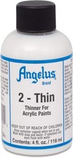 Angelus 2 Thin Acrylic Leather Paint Thinner 1 oz - 4 oz