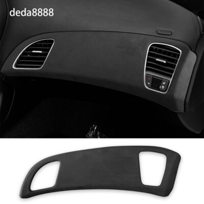 #ad Suede Black Gray Co pilot Dashboard Panel Trim For Chevrolet Corvette C7 2014 19 $104.99