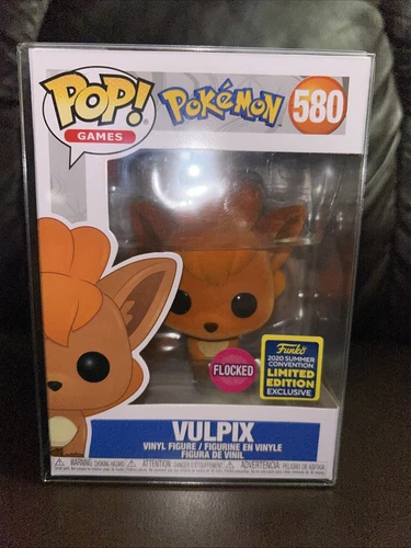 Funko Pop! Pokémon Vulpix Flocked #580 Summer Convention 2020 Limited Edition