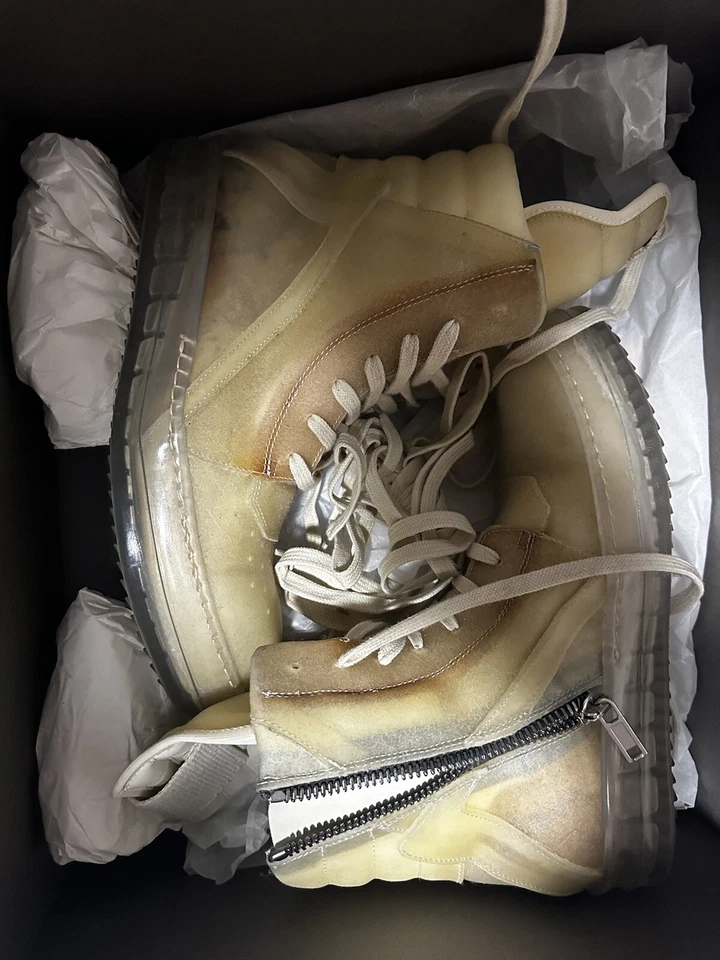 Rick Owen's Geobasket прозрачный размер 39 - Изображение 2 из 4