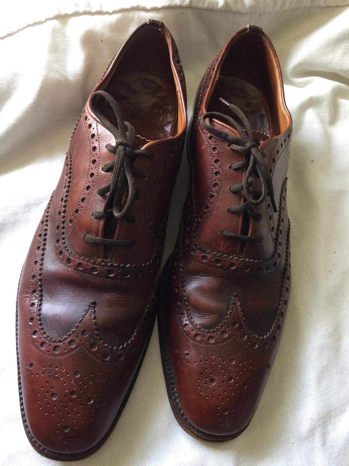 Vintage Church’s Men’s Oxford Shoe 9.5 D Brown Gem