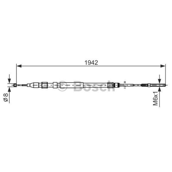 Bosch Handbremsseil Bremsseil Hinten Links Rechts Passend FüR BMW X5 E53-image