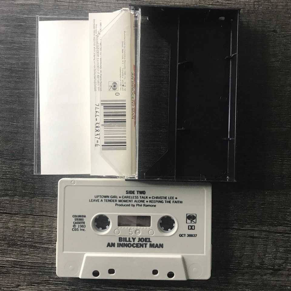 Vintage Billy Joel  An Innocent Man 1983 Cassette Tape CBS Records - Image 4 of 4