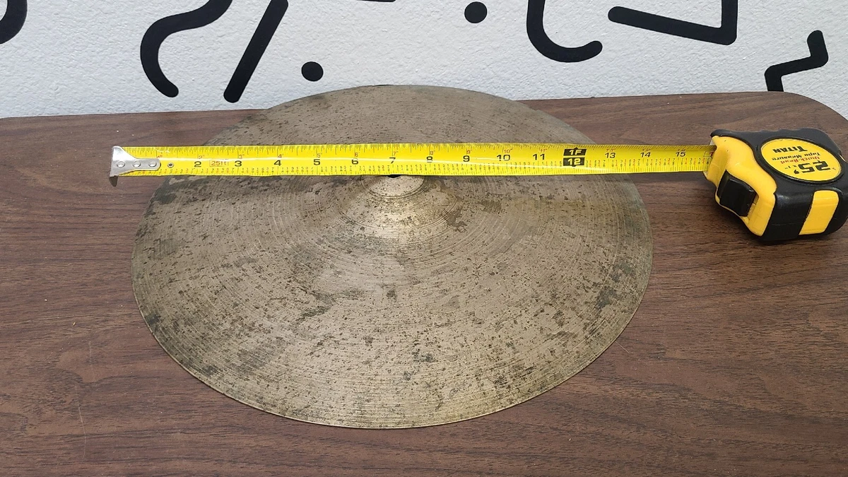 Vintage 40's Zildjian Avedis USA 14 Inch Turkish Crash/Ride/Hi-Hat Cymbal~Nice!