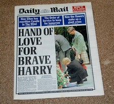 The Daily Mail UK Newspaper 05/09/97 September 5th 1997 Princess Diana Tribute