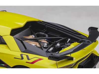 LAMBORGHINI AVENTADOR SVJ GIALLO TENERIFE PEARL YELLOW 1/18 BY