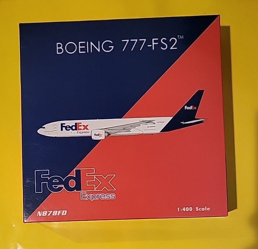 Phoenix Models 1:400 FedEx 777F Eco Demonstrator Titles N878FD
